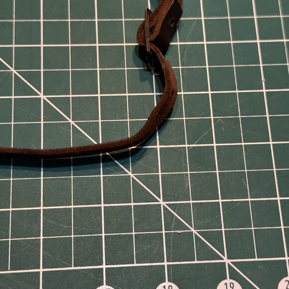 Vintage 1970 Brown Tooled Genuine Leather Crossbody Saddle Bag Western Floral Pu - Picture 14 of 14